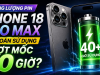 Pin iPhone 18 Pro Max Cải Thiện Ra Sao