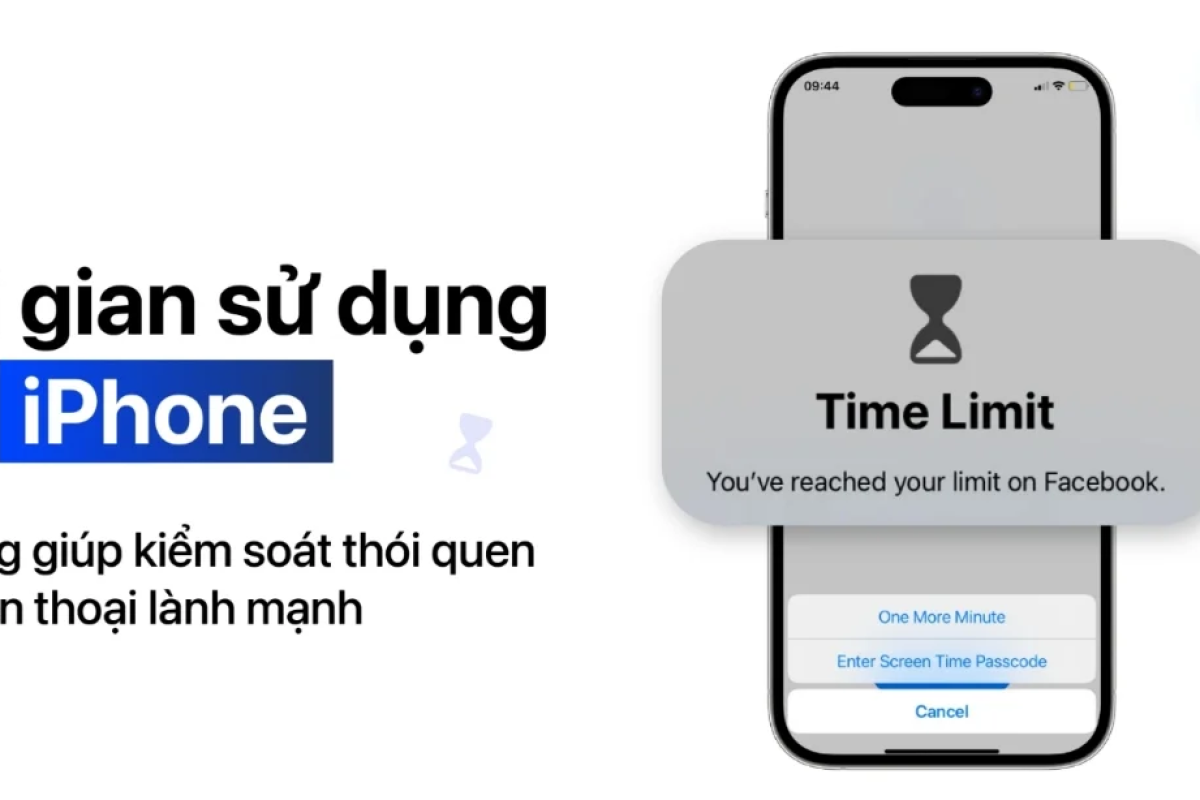 cách dùng screen time kiểm soát thời gian