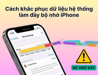 Khắc Phục iPhone Báo Đầy Bộ Nhớ Dù Còn Dung Lượng