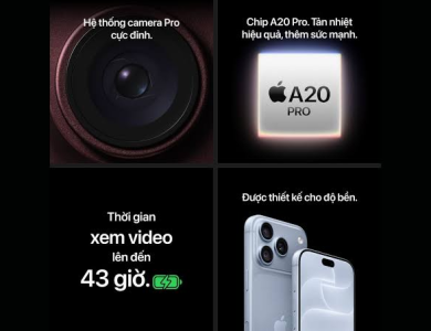 Cấu Hình iPhone 18 Pro Max - Chip A20 Pro, Camera, Màn Hình