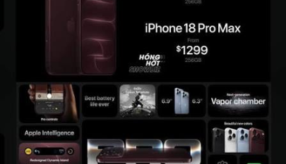 Giá iPhone 18 Pro Max chính thức tại Việt Nam