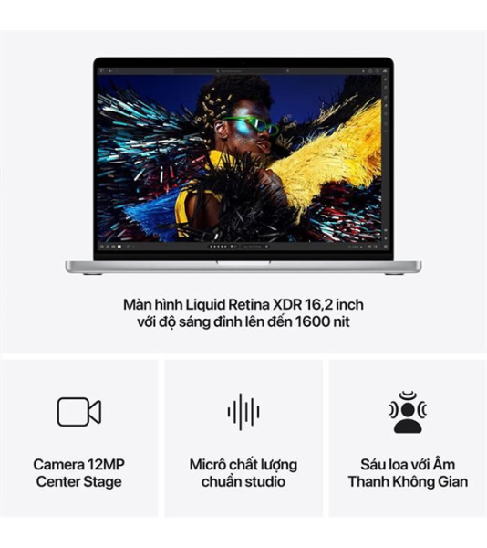 MacBook Pro 14 M5 10CPU 10GPU 16GB 512GB | Chính hãng Apple Việt Nam