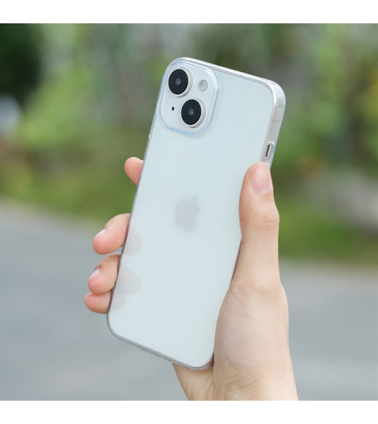 Ốp lưng cho iPhone 15 Nhựa dẻo TPU Mipow Ultra Thin ST15A-CR