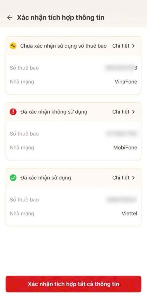 Hướng dẫn chi tiết các bước tự xác thực SIM