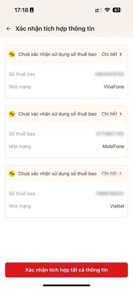 Hướng dẫn chi tiết các bước tự xác thực SIM