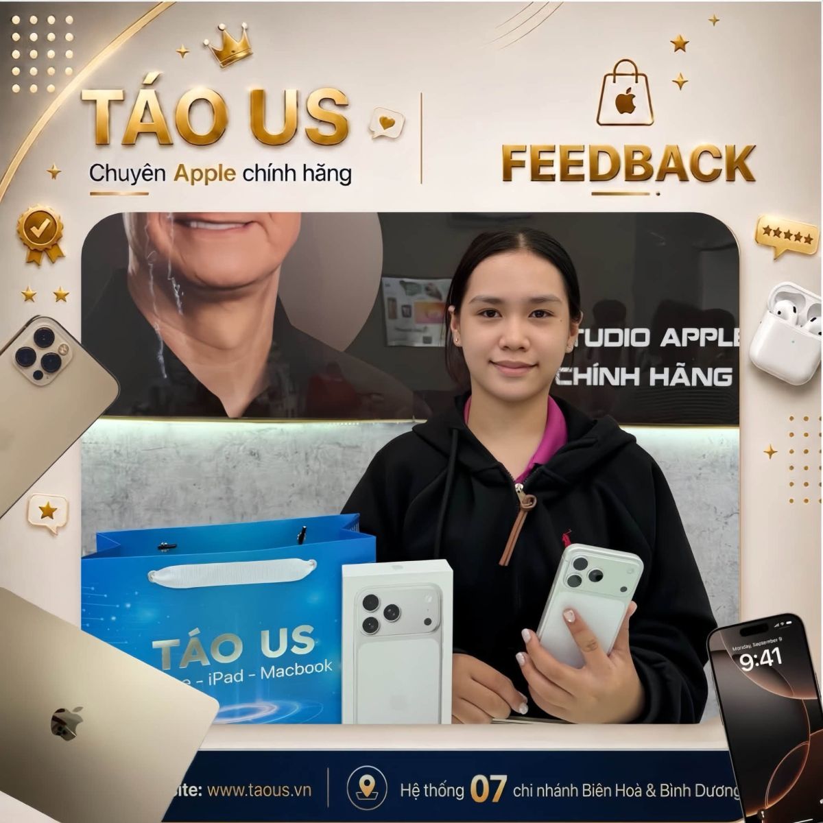 Phốt Táo US khách mua về phải quay lại mua tiếp