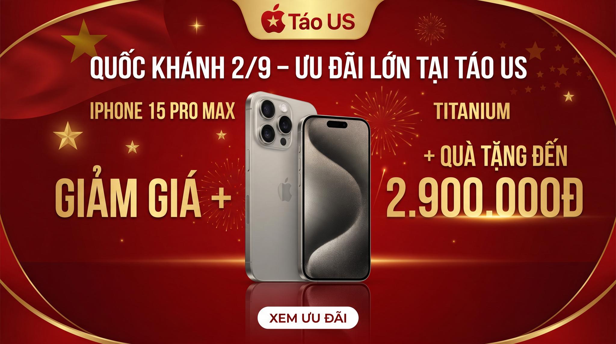 Ưu Đãi 2/9 Tại Táo US Quà Tặng Phụ Kiện