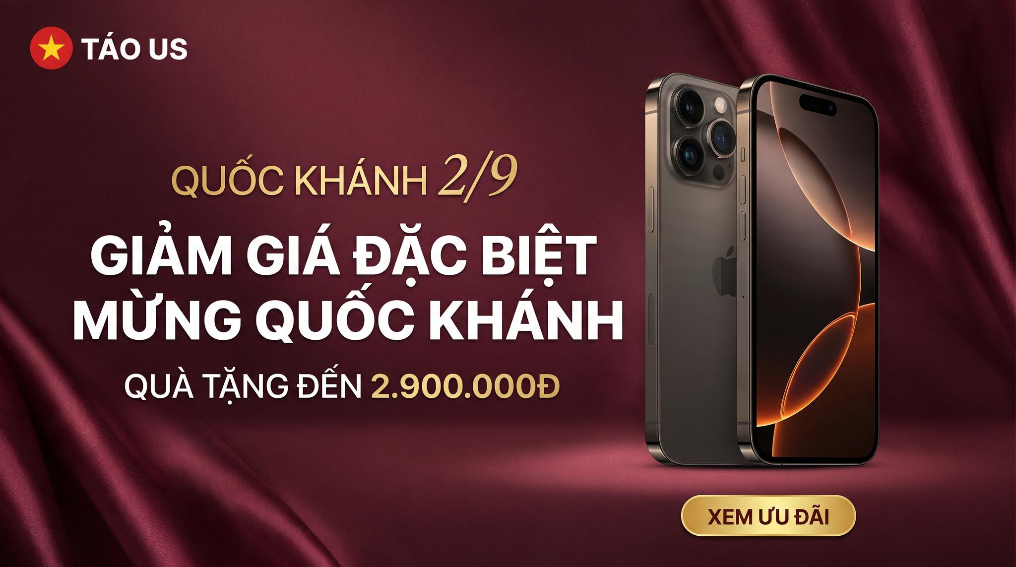 Ưu Đãi 2/9 Tại Táo US Quà Tặng Phụ Kiện
