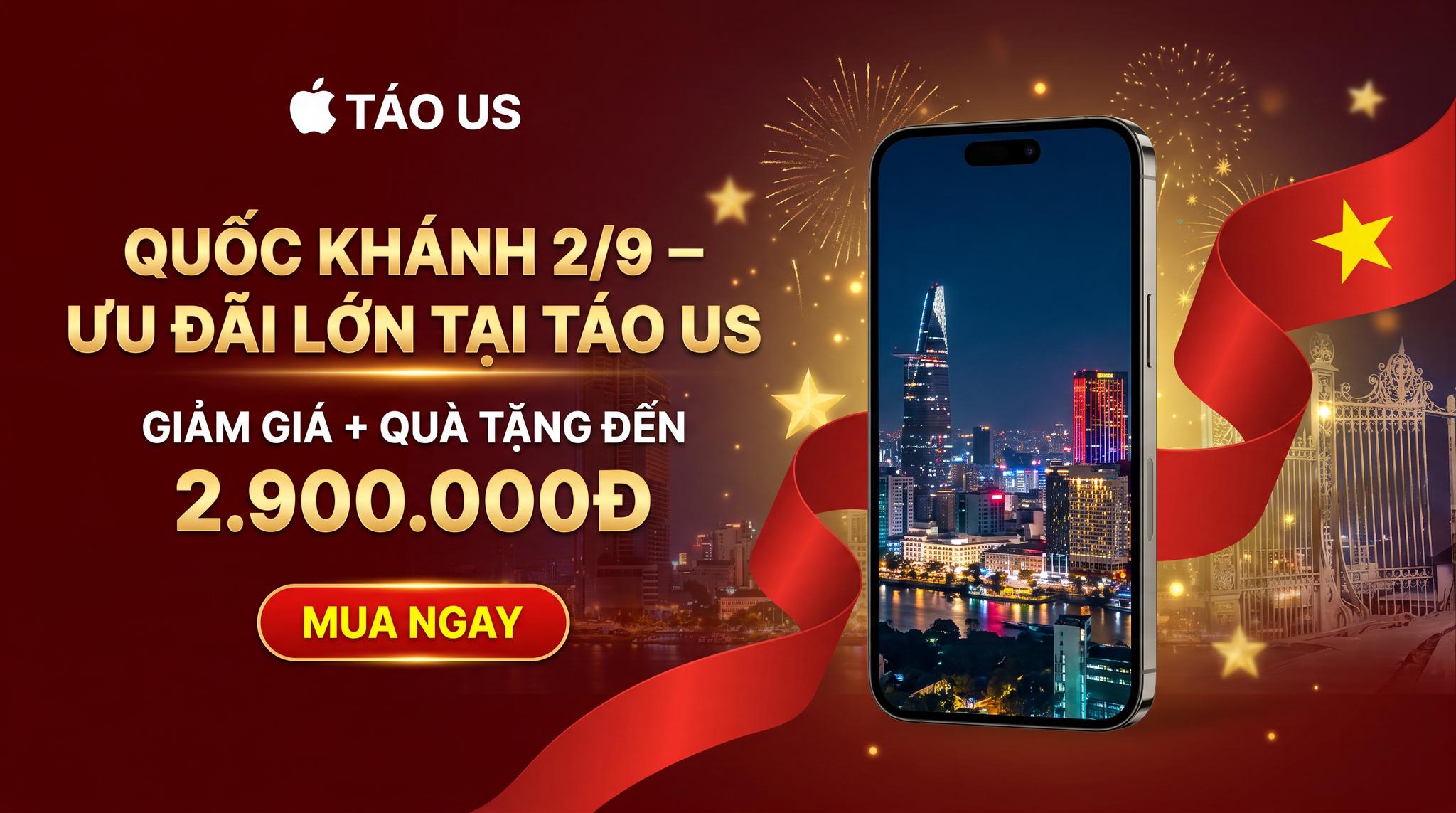 Ưu Đãi 2/9 Tại Táo US Quà Tặng Phụ Kiện