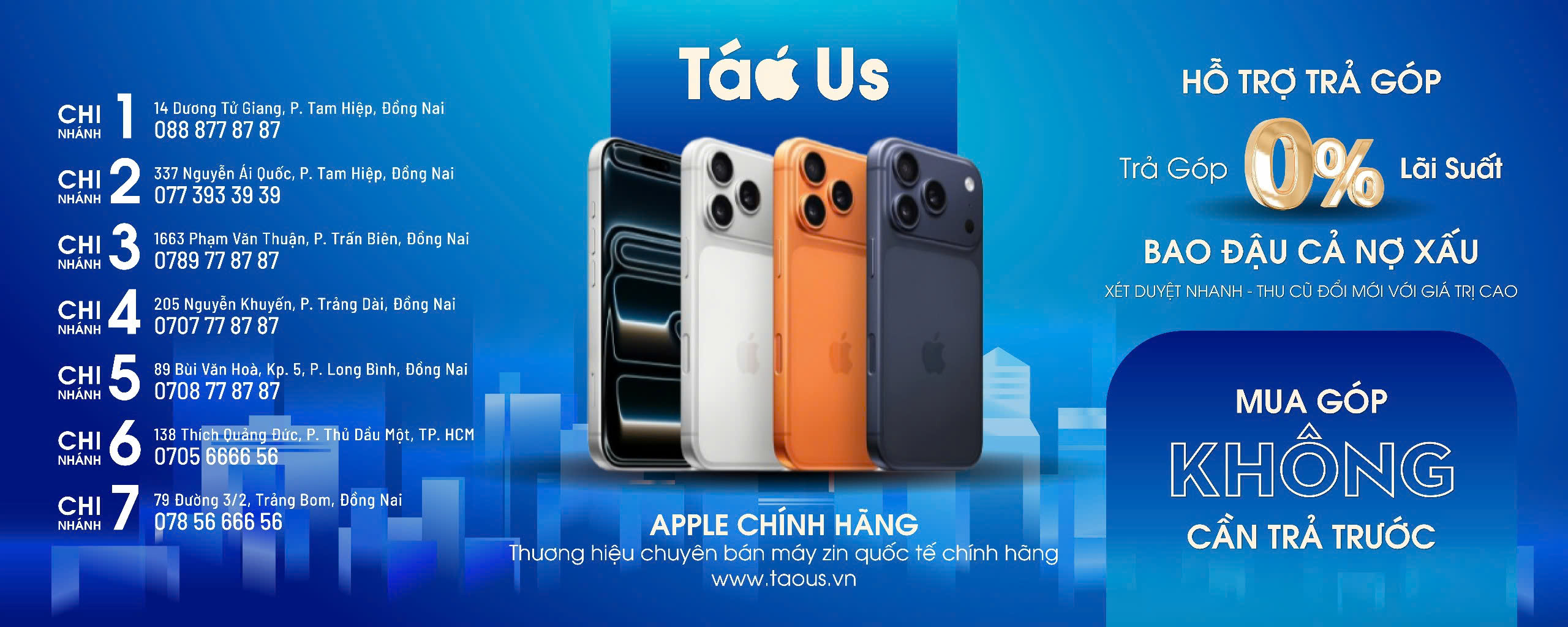Chi nhánh 7 Táo US