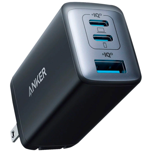 Adapter Sạc 3 cổng USB Type C PD QC 3.0 GaN 65W Anker PowerPort III Pod A2667